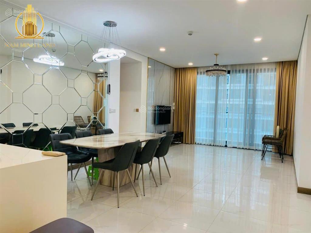 Hải yến nam minh land cho thuê căn hộ sunwah pearl 3 phòng ngủ, shxx.01, có nội thất, giá tốt