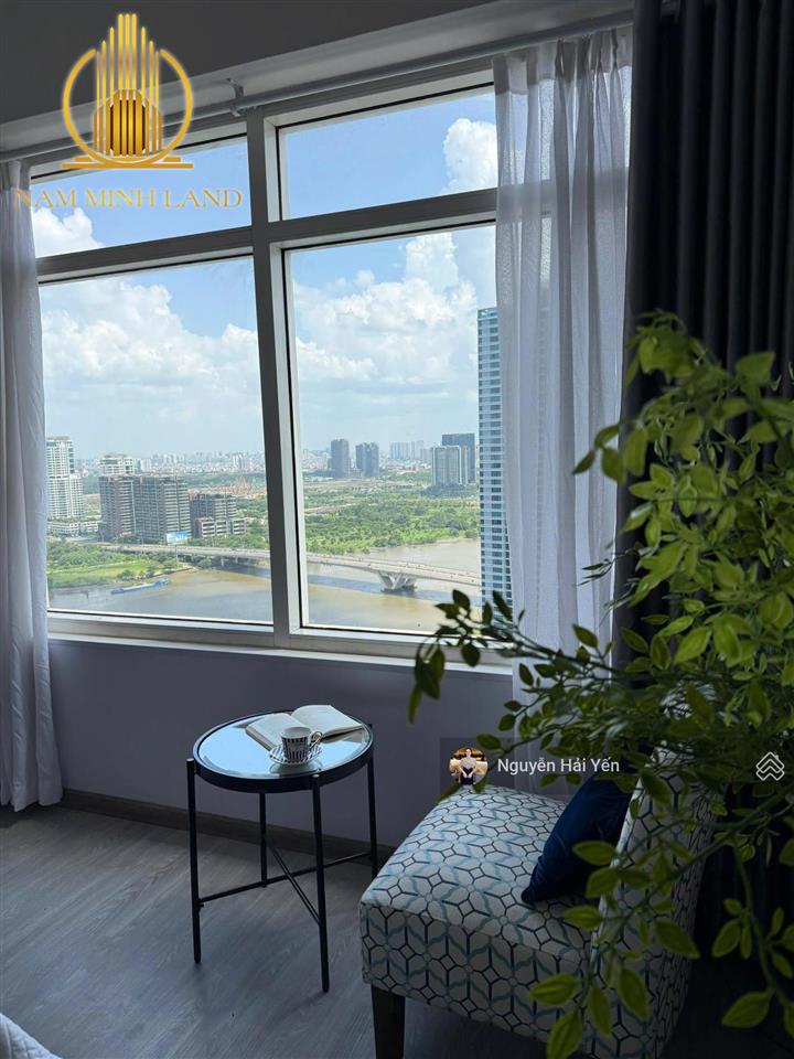 Nam minh land  cho thuê căn hộ saigon pearl 2 phòng ngủ 90m2, tầng cao, view sông nội thất mới đẹp