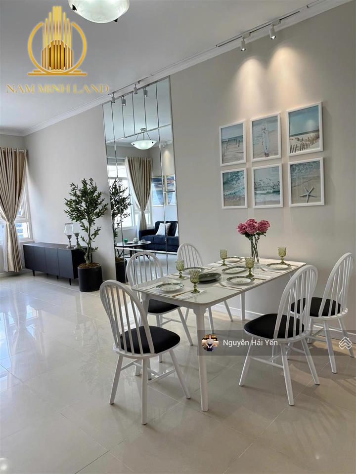 Nam minh land  cho thuê căn hộ saigon pearl 2 phòng ngủ 90m2, tầng cao, view sông nội thất mới đẹp