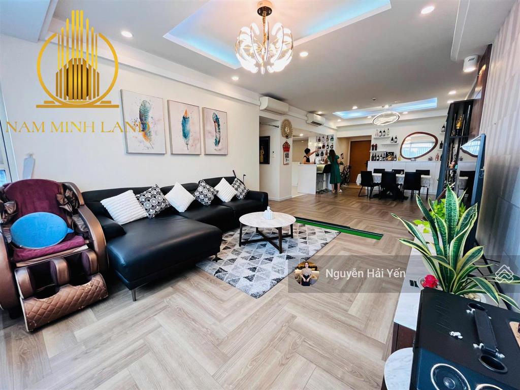 Nam minh land  bán căn hộ 3 phòng ngủ + 3 wc saigon pearl 142m2, layout đẹp, view tháp marina ifc
