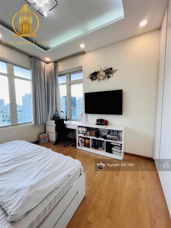 Nam minh land  bán căn hộ 3 phòng ngủ + 3 wc saigon pearl 142m2, layout đẹp, view tháp marina ifc