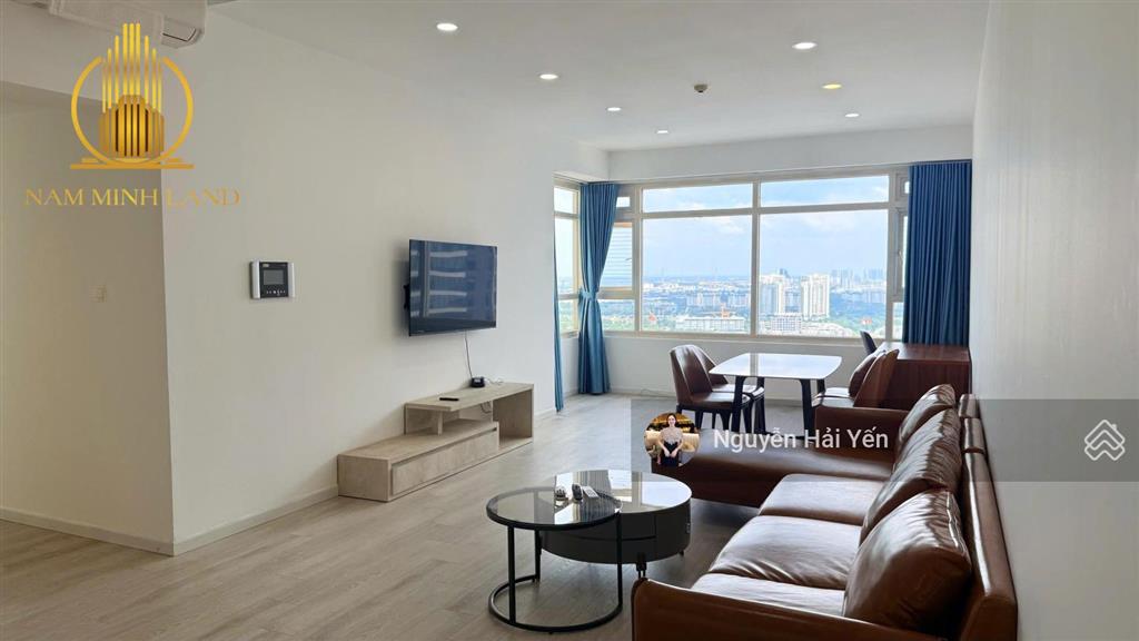 Nam minh land  cho thuê căn hộ saigon pearl 3 phòng ngủ 141m², nội thất đủ, tầng cao, view sông