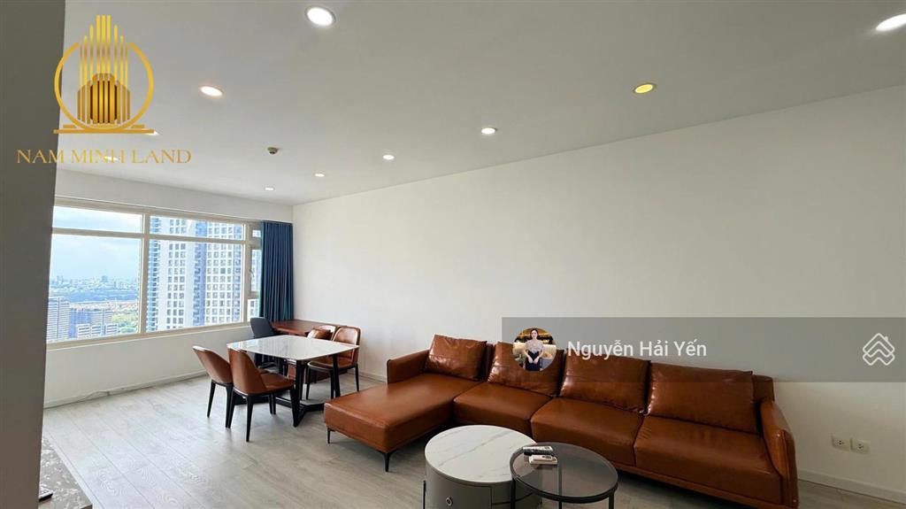 Nam minh land  cho thuê căn hộ saigon pearl 3 phòng ngủ 141m², nội thất đủ, tầng cao, view sông