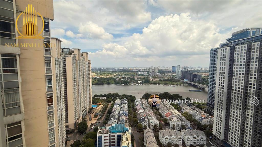 Nam minh land  cho thuê căn hộ saigon pearl 3 phòng ngủ 141m², nội thất đủ, tầng cao, view sông
