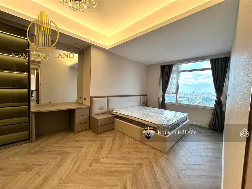 Nam minh land  bán căn hộ saigon pearl 3 phòng ngủ 141m2, nội thất mới tầng cao view sông sài gòn