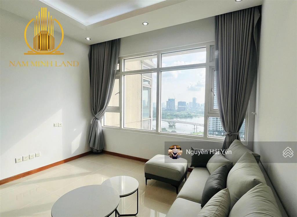 Nam minh land  cho thuê căn hộ saigon pearl 2 phòng ngủ 86m2, tầng cao, view sông, đủ nội thất