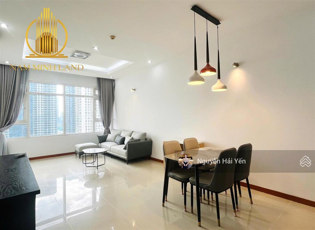 Nam minh land  cho thuê căn hộ saigon pearl 2 phòng ngủ 86m2, tầng cao, view sông, đủ nội thất