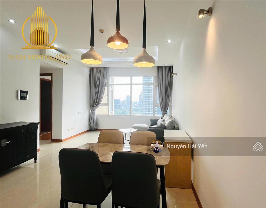 Nam minh land  cho thuê căn hộ saigon pearl 2 phòng ngủ 86m2, tầng cao, view sông, đủ nội thất