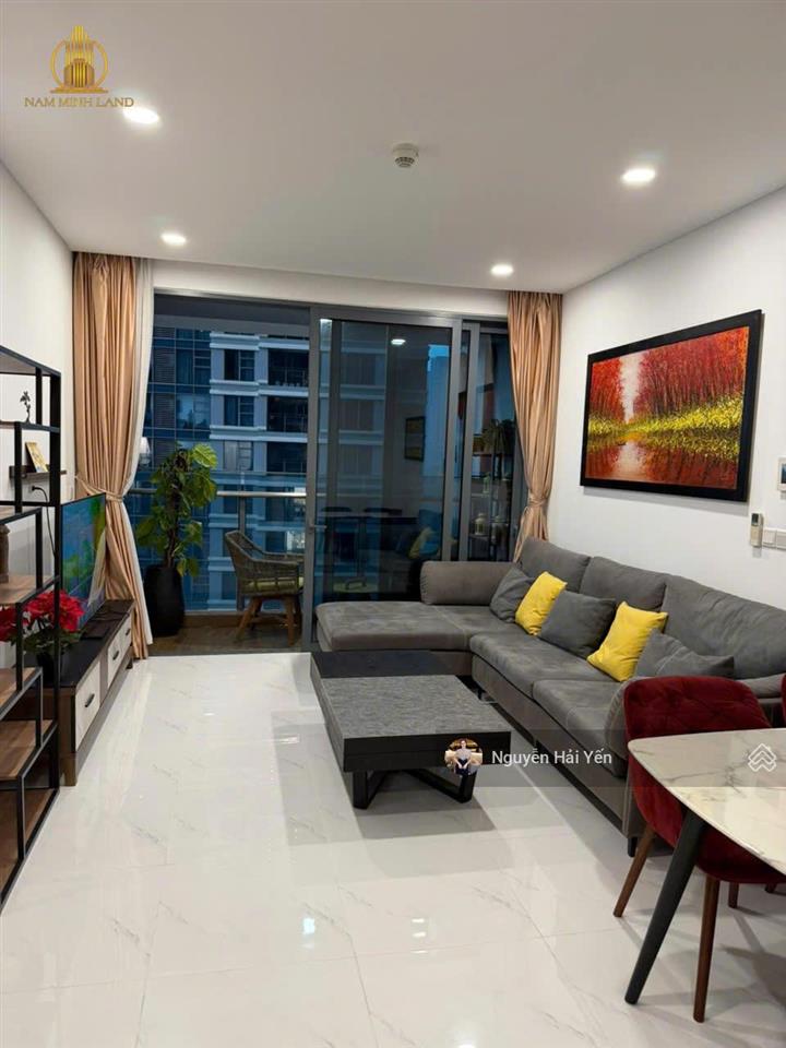 Hải yến nam minh land  bán căn hộ sunwah pearl 2 phòng ngủ +1  gh.12, view nội khu + sông sài gòn