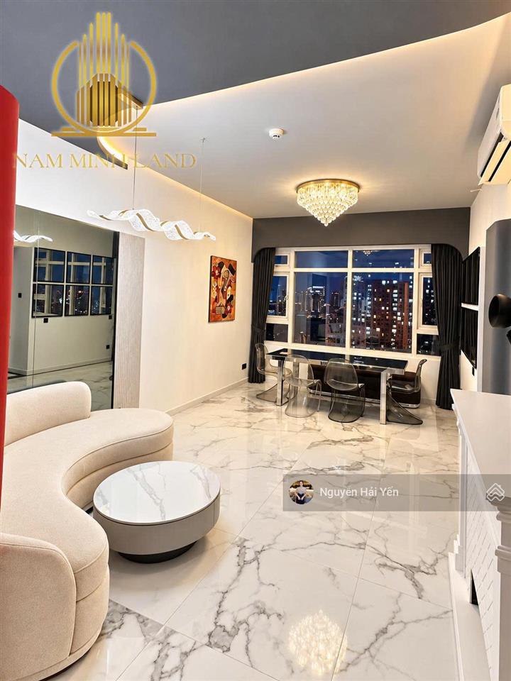 Nam minh land  bán căn hộ saigon pearl 2 phòng ngủ 90m2 nội thất đầy đủ, tầng cao, view sông sg
