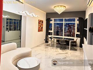 Nam minh land  bán căn hộ saigon pearl 2 phòng ngủ 90m2 nội thất đầy đủ, tầng cao, view sông sg