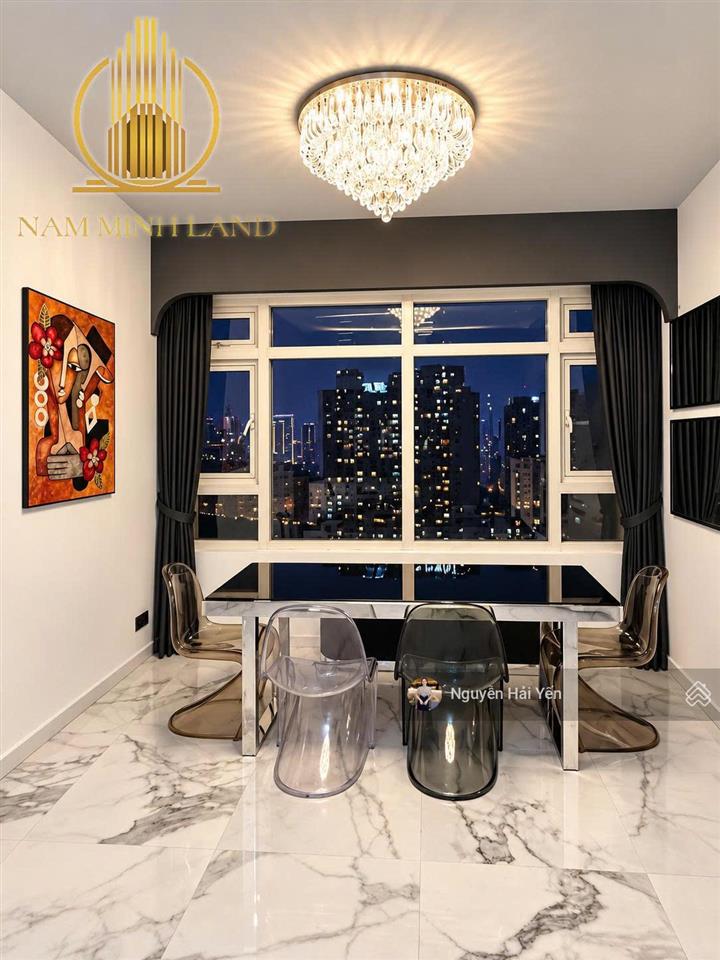 Nam minh land  bán căn hộ saigon pearl 2 phòng ngủ 90m2 nội thất đầy đủ, tầng cao, view sông sg