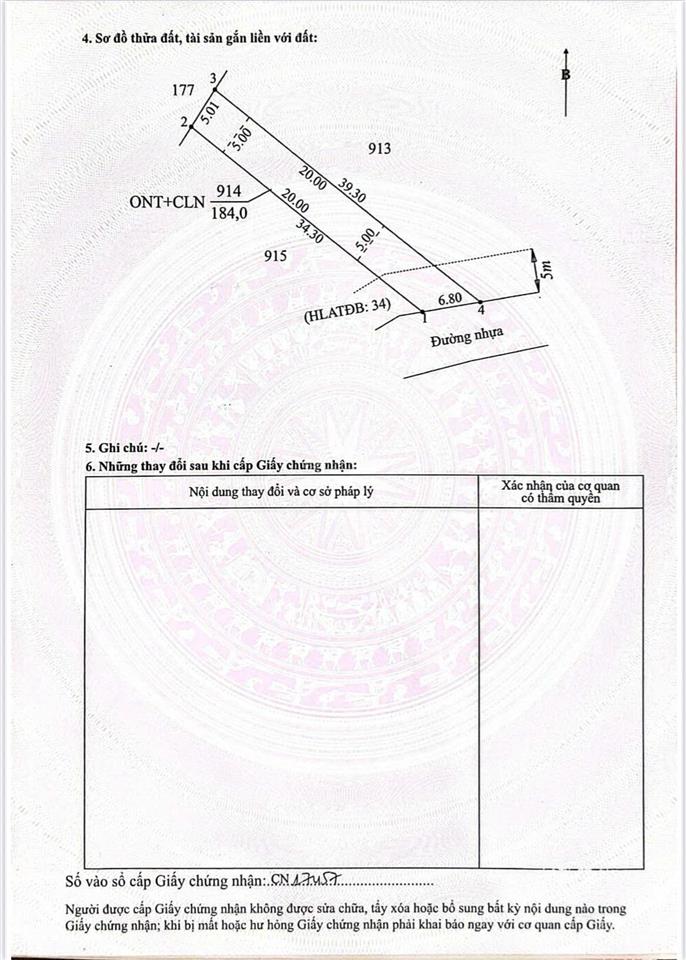 Bán đất tại đt 704, minh thạnh, dầu tiếng, 1,56 tỷ, 184 m2