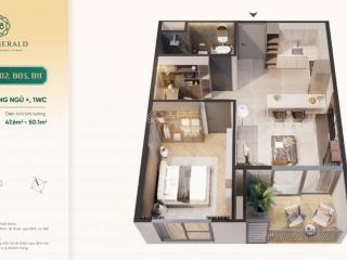 Chuyển nhượng nhanh b11 1pn 48,4m2 tầng trung đẹp giá chỉ 2,950 tỷ đã vat và phí sang nhượng