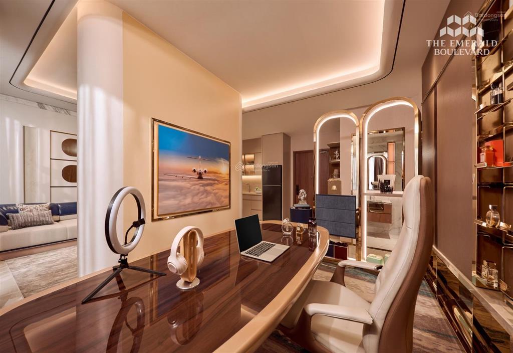 A08 căn góc 2pn 74,91m² view nội khu hồ bơi resort  hàng chủ đầu tư the emerald boulevard