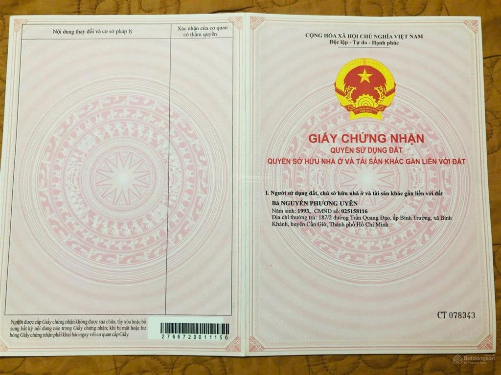 Đất view sông  sát bên cầu bình khánh