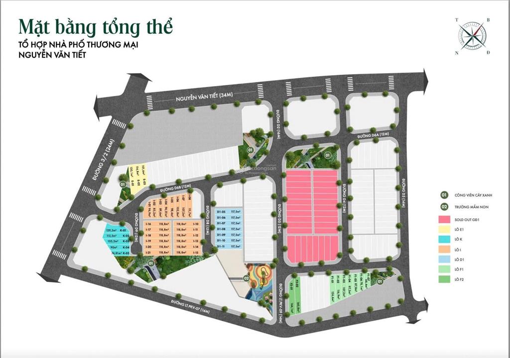 Nhà phố khu dân cư nguyễn văn tiết, lái thiêu (thuận an, bình dương), 59tr/m2, 1 trệt, 2 lầu, 1 tum
