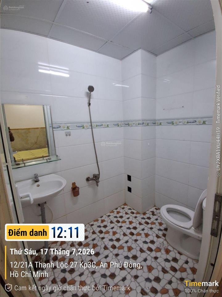 Giá 2.8 triệu/tháng cho thuê phòng cửa sổ full nội thất thạnh lộc 27, ngay sát đại học