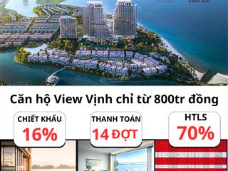 Ariabay hạ long05 căn ngoại giao vị trí đẹp bảng giá đợt 1, chiết khấu 16%+50tr. tiến độ linh hoạt