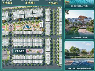 Bán căn shophouse view công viên đẹp nhất dự án hoàng huy green river tiềm năng sinh lời cao
