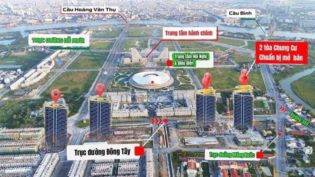 Bán căn hộ cao cấp đầu tiên tại trung tâm hành chính mới hải phòng, view ngắm pháo hoa