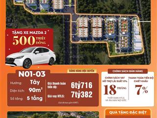 Bán liền kề rẻ nhất tại hoàng huy new city, 6,7 tỷ vnd, 90m2, nhiều tiện ích