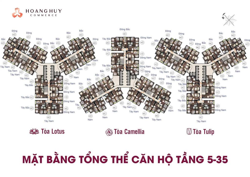 Căn đẹp, giá tốt tại dự án hoàng huy commerce