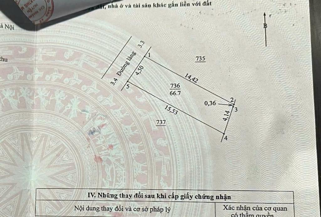Bán đất ô tô vào đất ngay đại học thể dục thể thao phường chương mỹ, hà nội, 67 m2 giá 4.65 tỷ,