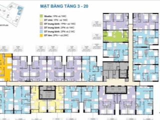 Căn hộ 2 phòng ngủ, 2wc giá 1tỷ5, view landmark, phù hợp đầu tư, ở hoặc cho thuê