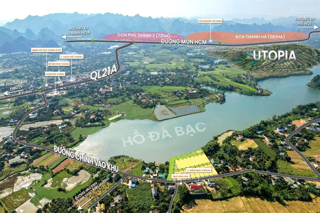 Bán lô đất ngoại giao 210m2 view hồ đá bạc  vị trí đẹp nhất lạc thuỷ, hoà bình  giá cực tốt