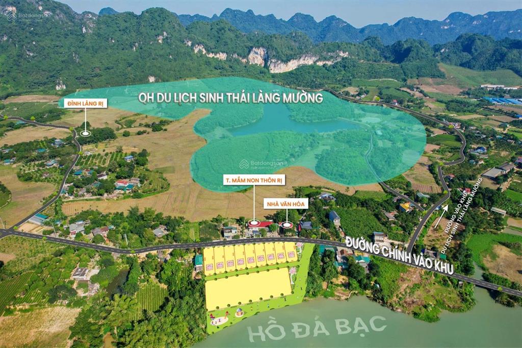 Bán lô đất ngoại giao 210m2 view hồ đá bạc  vị trí đẹp nhất lạc thuỷ, hoà bình  giá cực tốt