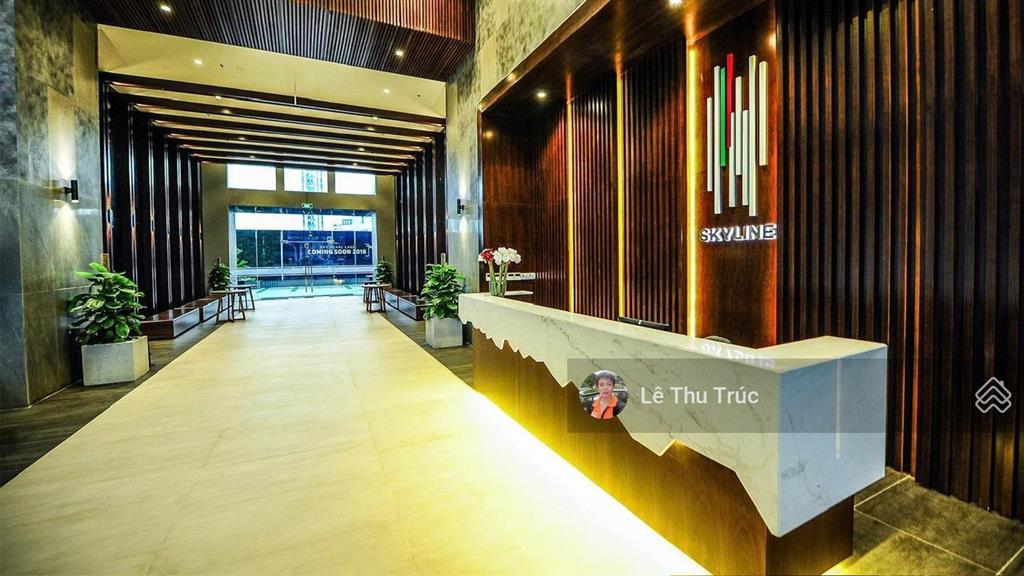 Bán căn hộ skyline. dt 58m2, 2pn, 1wc, ở ngay, view sông, nội thất. giá 4.15 tỷ