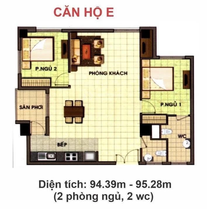 Chuyên bán căn hộ phú mỹ thuận, dt 95m, 2pn, 2wc, có vài căn, sổ hồng. giá từ 2.6 tỷ