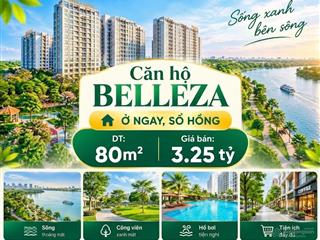 Chuyên bán căn hộ belleza. dt 80m2, 2pn, sổ hồng. giá 3,25 tỷ ( thu trúc)