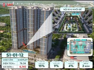 Bán shoplot skym, hoàng quốc việt, 76,34m2,