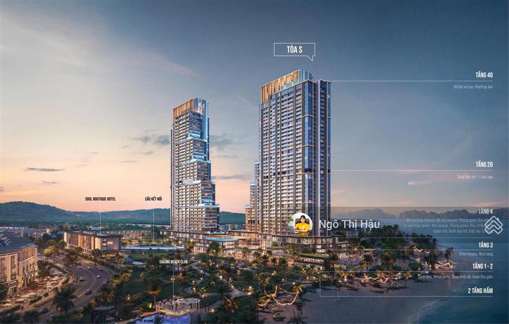 Bán căn hộ 1pn suất ngoại giao tại aria bay tower, bãi cháy, tp. hạ long chiết khấu 17%