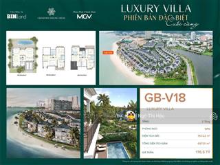 Ôm trọn vịnh di sản,thủ phủ miền bắc tại hạ long grand bay halong villas, bãi tắm riêng, 767,22m2