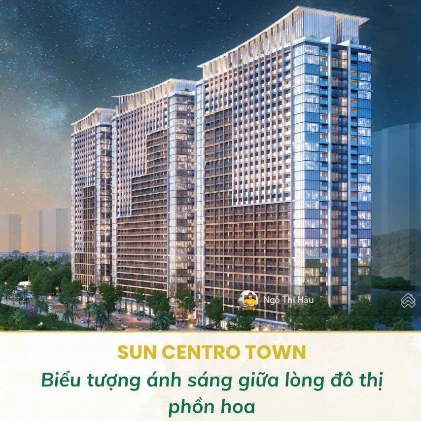 Chỉ hơn 1,4 tỷ sở hữu ngay căn hộ sun centro town, 68,5m2, view đẹp, bãi cháy, hạ long