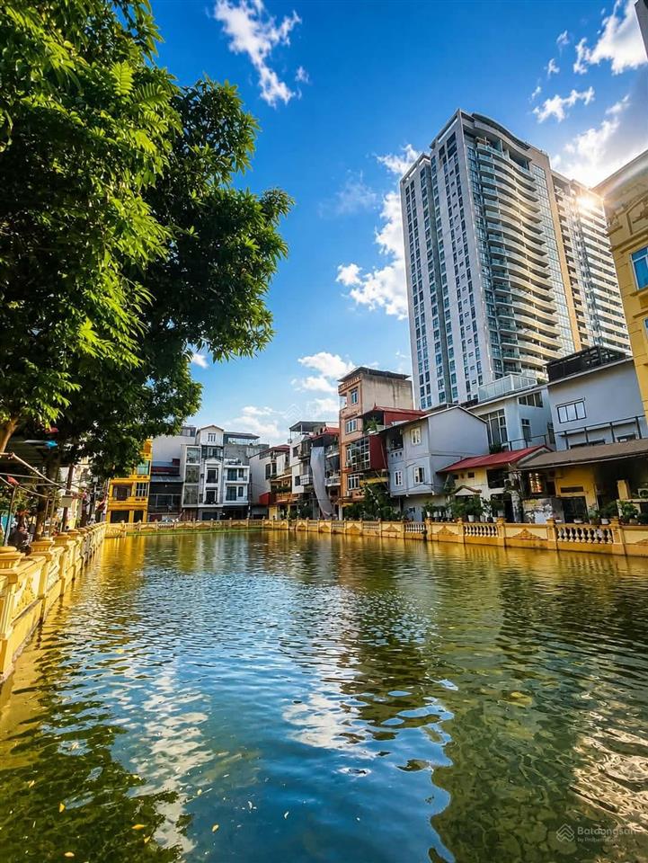 Giảm sâu căn 3 mặt thoáng view hồ  hoàng quốc việt cầu giấy  ngõ thông ôtô 54m2  6 tầng  mt6m