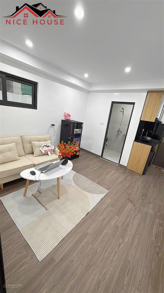 Toà chdv khương trung, 71.4m2*8t, mt 5m, 21 phòng kk, ngõ ô tô, đủ gpxd/pccc, dòng tiền 7%/năm!