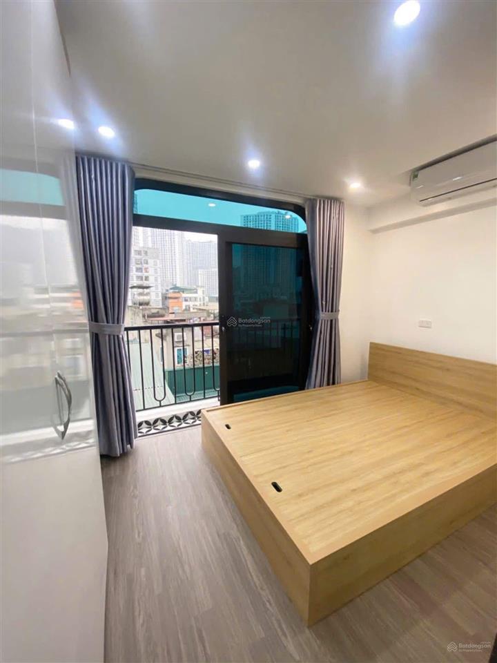 Toà chdv khương trung, 71.4m2*8t, mt 5m, 21 phòng kk, ngõ ô tô, đủ gpxd/pccc, dòng tiền 7%/năm!