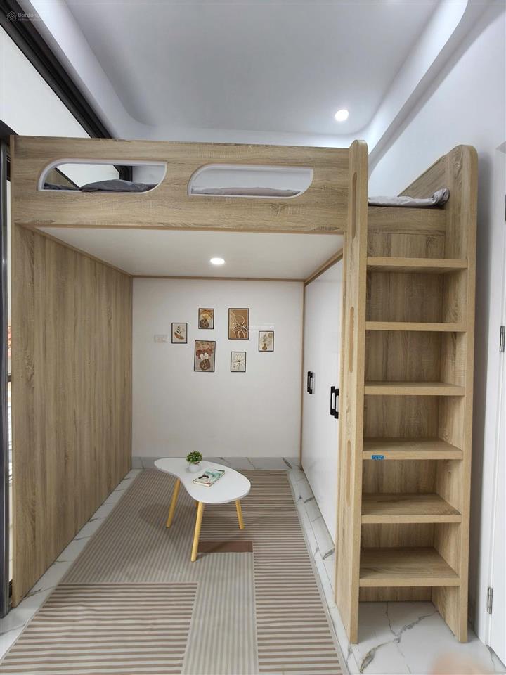 (cực phẩm) toà chdv cự lộc, 52.8m2*6t, mt 4m, 15 phòng kk, ngõ 4m, đủ gpxd/pccc, dòng tiền 7%/năm