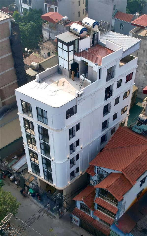 Toà chdv mặt phố đại linh, 94m2*9t lô góc, mt 6.5m, 28 phòng kk, đủ gpxd/pccc, dòng tiền 6.5%/năm!