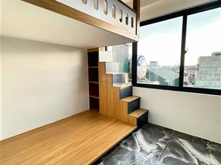 Toà chdv đông tác, 59.3m2*8t, mt 8m, 18 phòng kk, ngõ thông, ô tô, đủ gpxd/pccc, dòng tiền ~9%/năm!