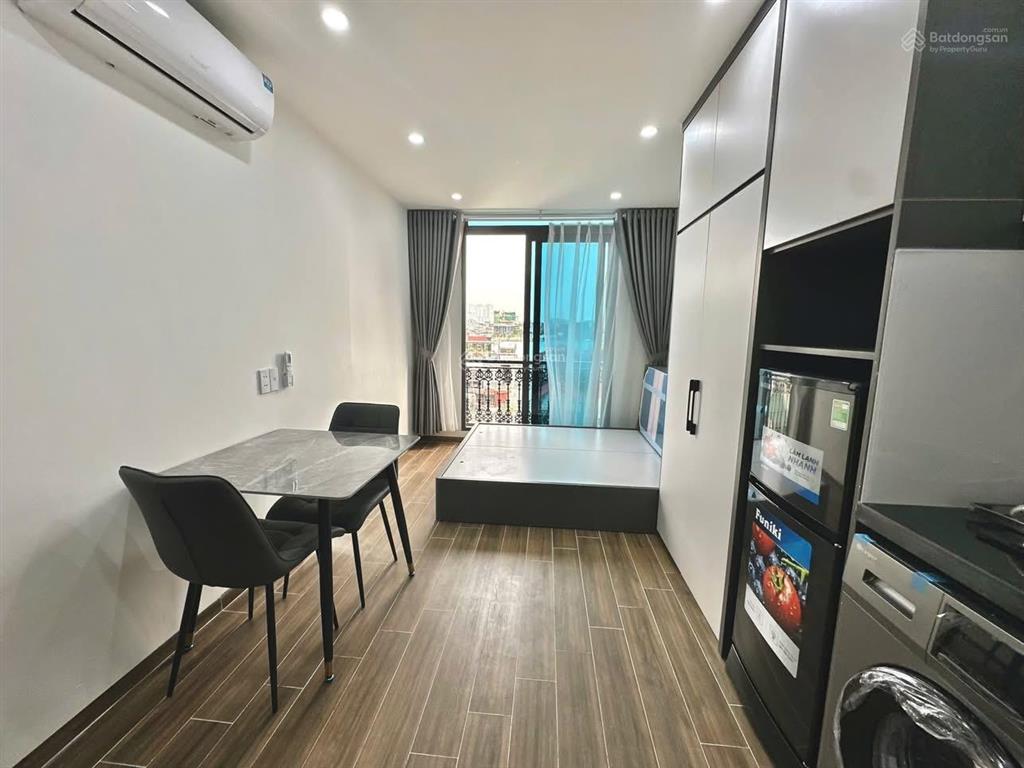 Toà chdv khương trung, 54m2*7t, mt 5.6m, lô góc, 17 phòng kk, đủ gpxd/pccc, dòng tiền 7%/năm