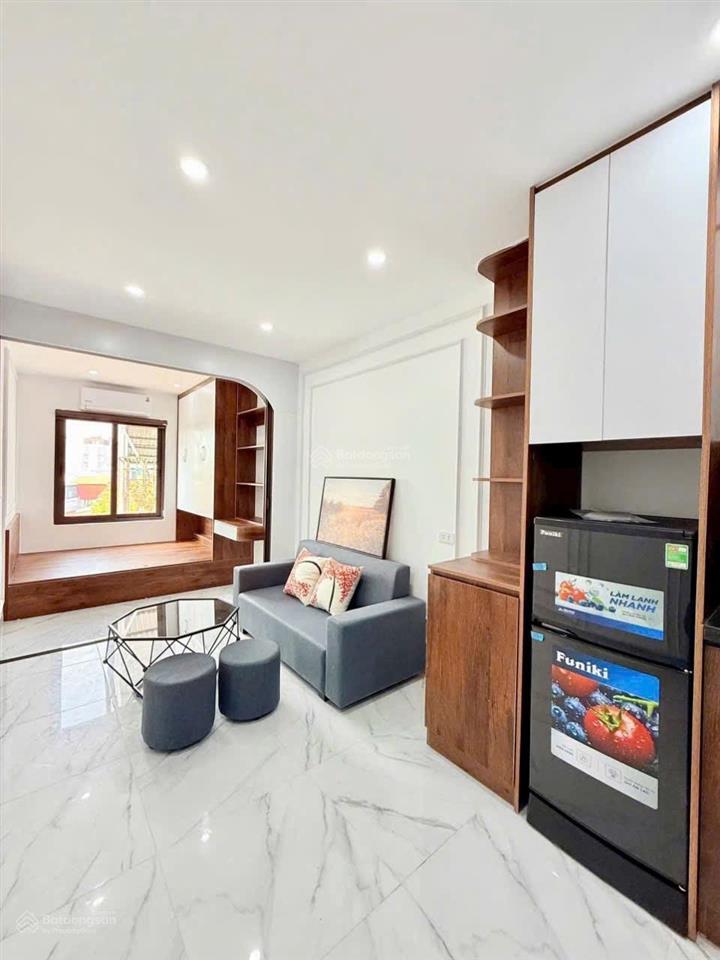 Toà chdv khương trung, 94.4m2*7t, mt 5m, 24 căn hộ 1n1k, ngõ ô tô, đủ gpxd/pccc, dòng tiền 7%/năm!