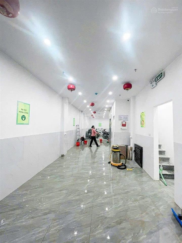 Toà chdv bùi xương trạch 77.4m2*7t, mt 5m, 23pkk, 2 mặt thoáng, gần phố, đủ pccc, dòng tiền 7%/năm!