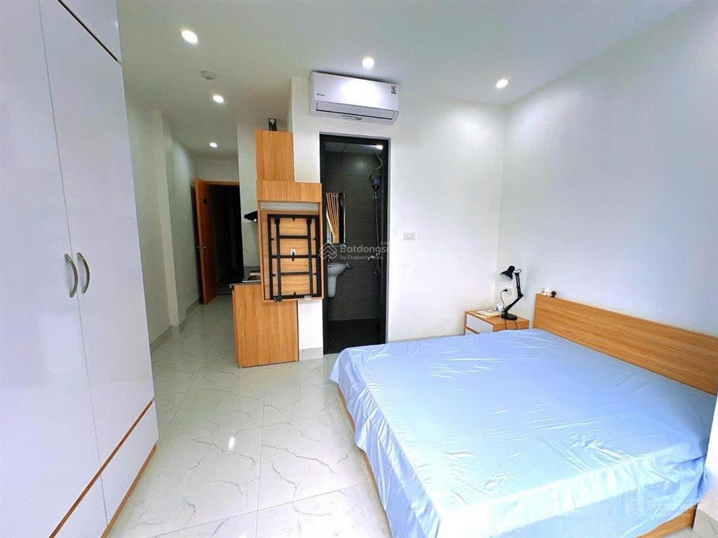 Tòa chdv thụy khuê, 72m2*7t, mt 5m, 22 phòng kk, 2 thoáng, sát phố, đủ gpxd/pccc, dòng tiền 7%/năm
