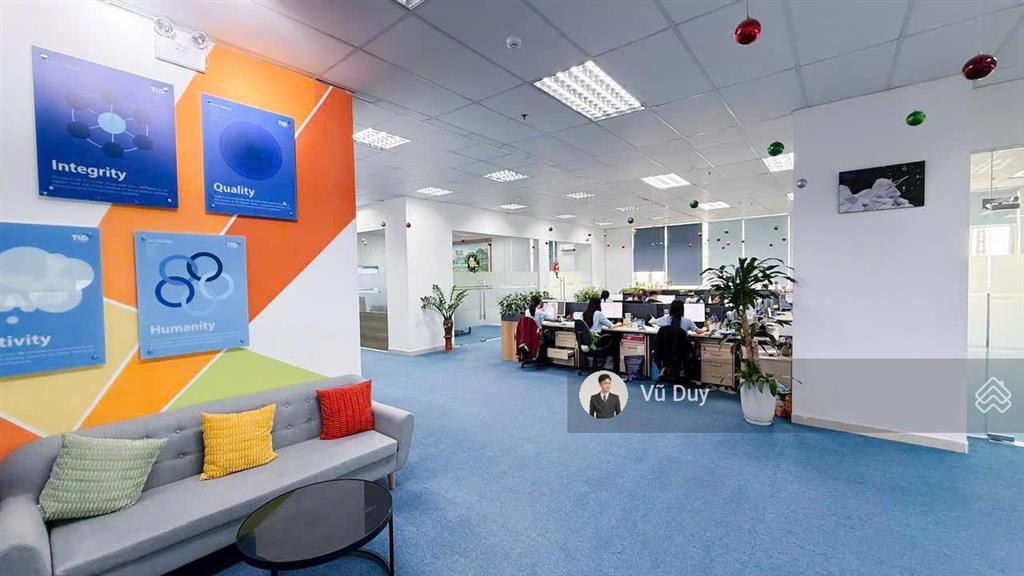 Cho thuê văn phòng full nội thất generalexim nguyễn đức cảnh, hoàng mai 230m2, giá 37 triệu/tháng