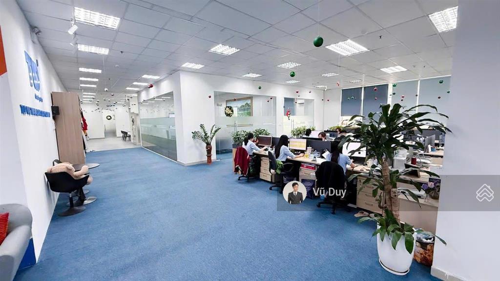 Cho thuê văn phòng full nội thất generalexim nguyễn đức cảnh, hoàng mai 230m2, giá 37 triệu/tháng